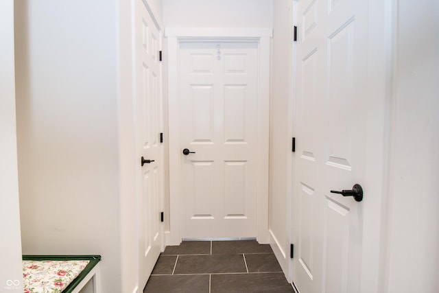 2686 Lafayette Ave, Columbus, IN 47201 - doorway featuring dark tile patterned flooring