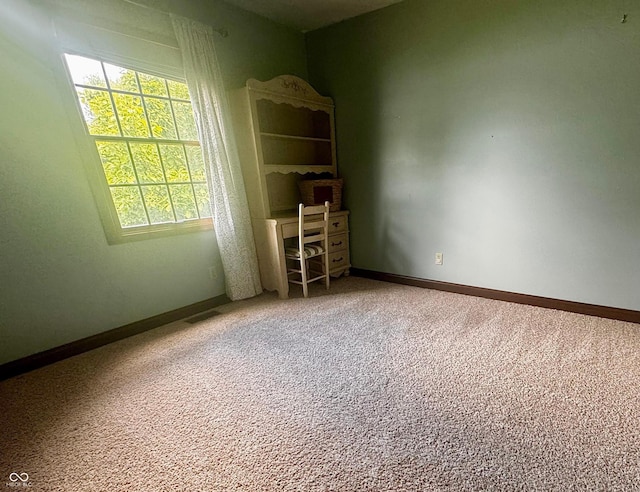 3559 S County Road 475 E, Plainfield, IN 46168 - unfurnished office with carpet flooring and baseboards