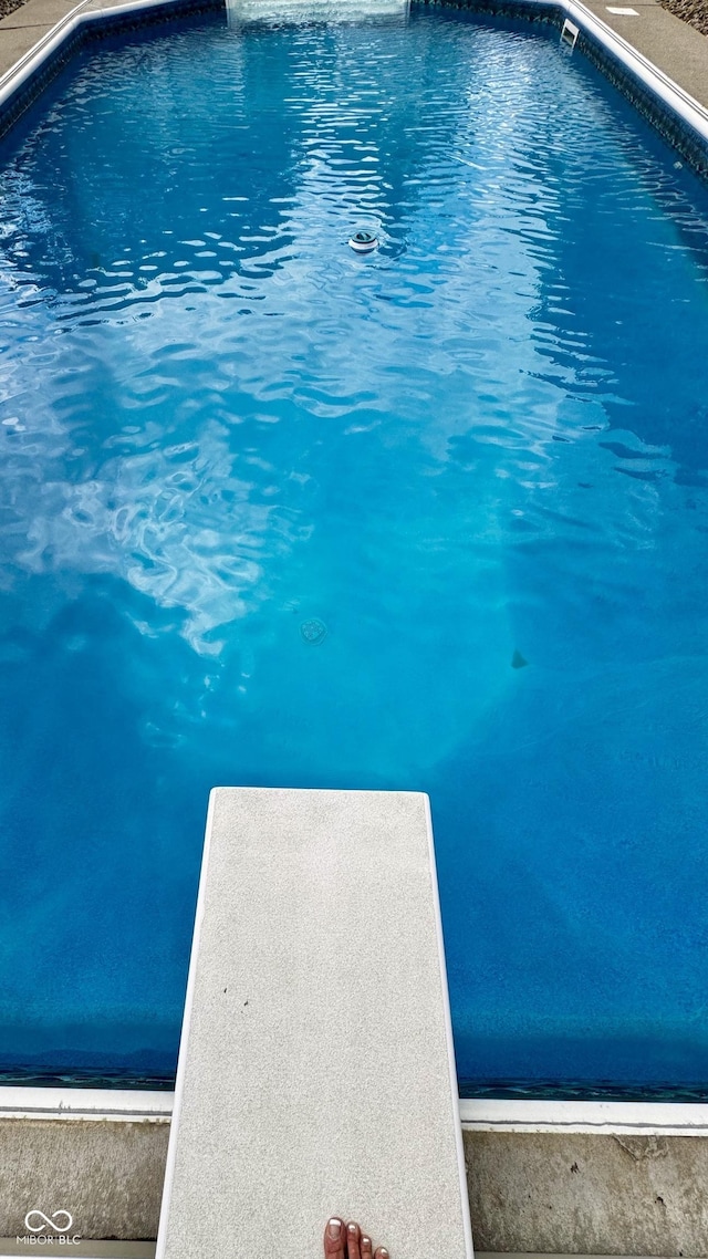 3559 S County Road 475 E, Plainfield, IN 46168 - swimming pool featuring a diving board