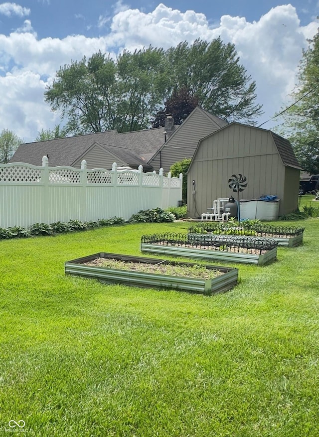 3559 S County Road 475 E, Plainfield, IN 46168 - view of yard featuring an outdoor structure and a storage unit