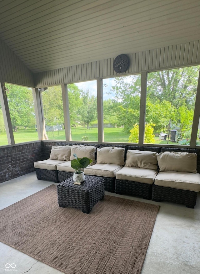 3559 S County Road 475 E, Plainfield, IN 46168 - sunroom featuring an outdoor living space