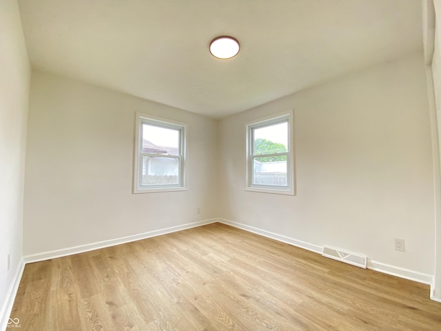 453 Illinois St, Fortville, IN 46040 - spare room featuring light wood finished floors and baseboards