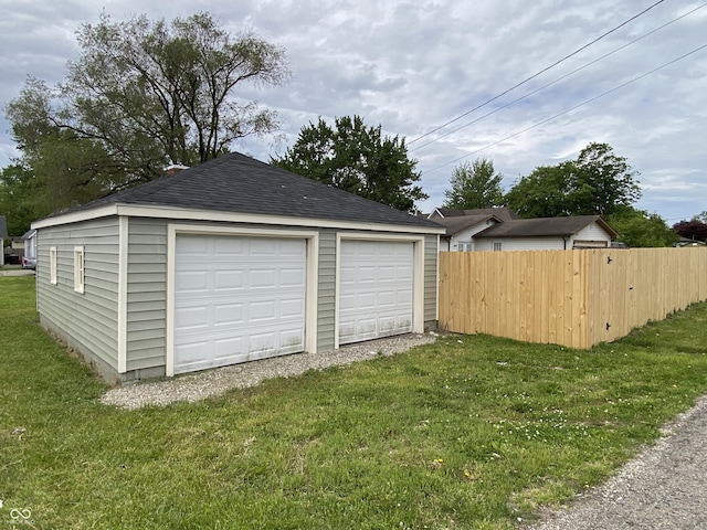 453 Illinois St, Fortville, IN 46040 - view of detached garage