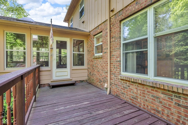 610 N Forest Rd, Crawfordsville, IN 47933 - view of wooden deck