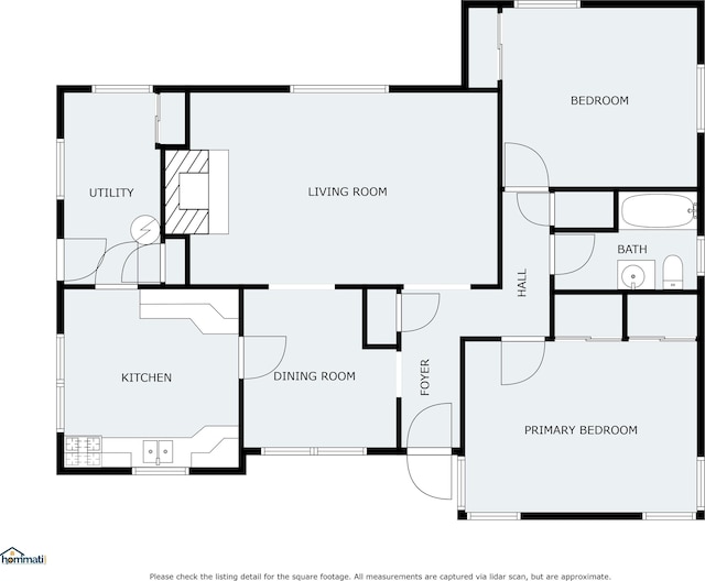 2840 W 12th St, Anderson, IN 46011 - floor plan / room layout