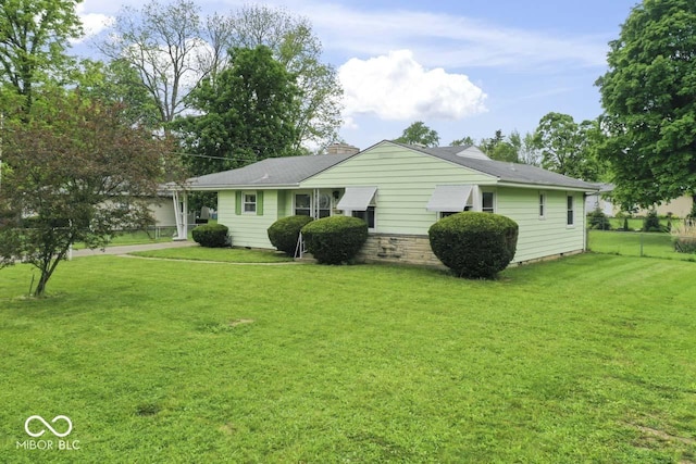 2840 W 12th St, Anderson, IN 46011 - back of house with a chimney