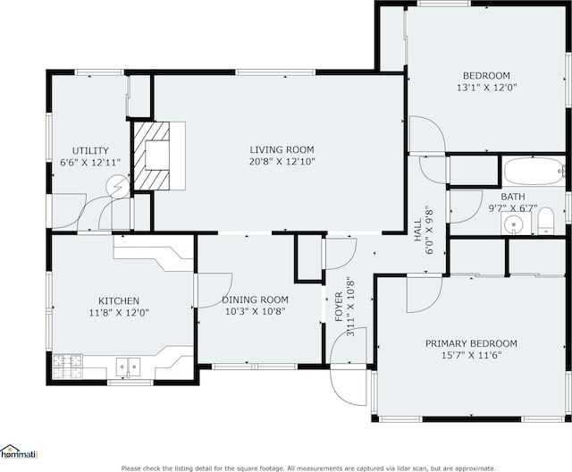 2840 W 12th St, Anderson, IN 46011 - property floor plan