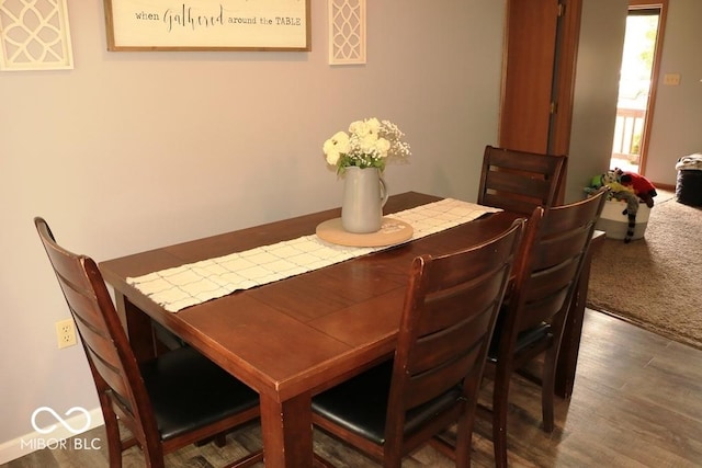7 Gladiator Dr, Waynetown, IN 47990 - dining area with dark wood finished floors