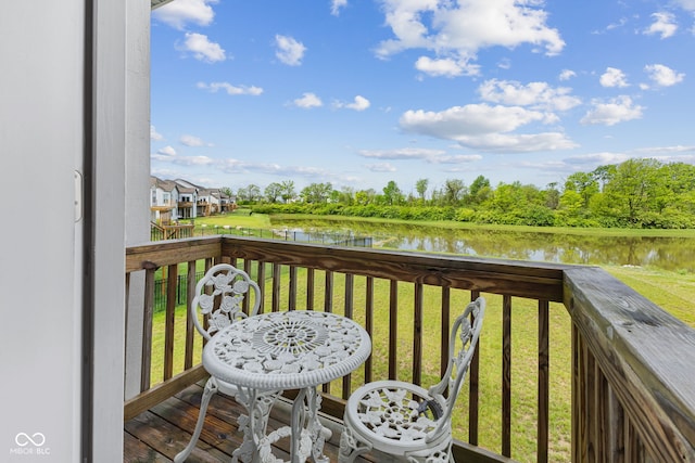3948 Saddle Club S Parkway, Bargersville, IN 46106 - balcony with a water view
