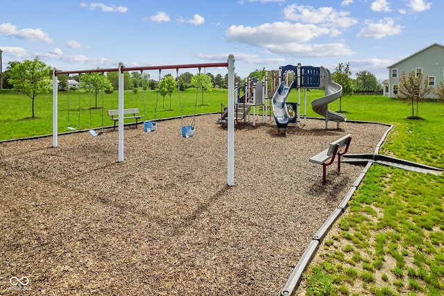 3948 Saddle Club S Parkway, Bargersville, IN 46106 - communal playground featuring a yard