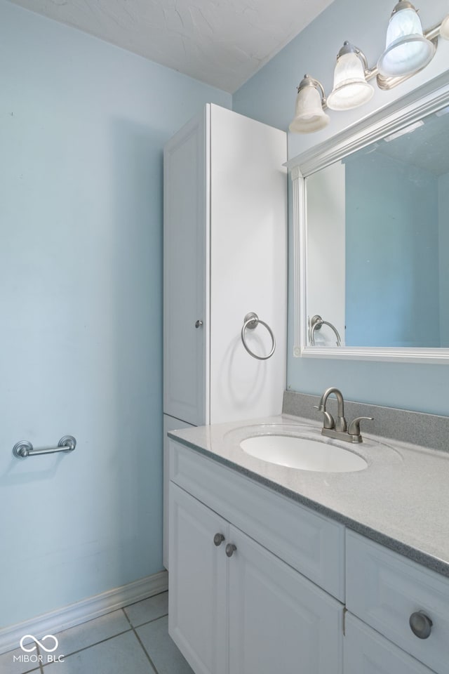 522 E County Road 1000 S, Clayton, IN 46118 - bathroom with tile patterned floors and vanity