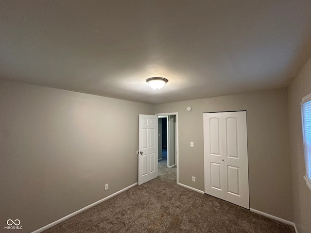 3742 N Wittfield St, Indianapolis, IN 46235 - unfurnished bedroom with carpet flooring, baseboards, and a closet