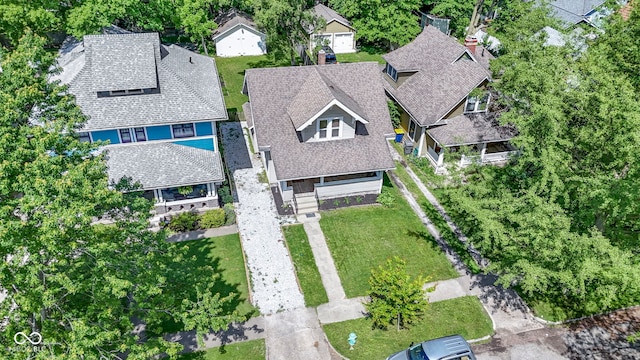 344 N Whittier Pl, Indianapolis, IN 46219 - aerial perspective of suburban area