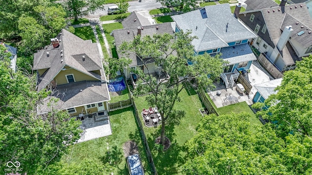 344 N Whittier Pl, Indianapolis, IN 46219 - aerial perspective of suburban area