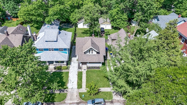 344 N Whittier Pl, Indianapolis, IN 46219 - aerial perspective of suburban area