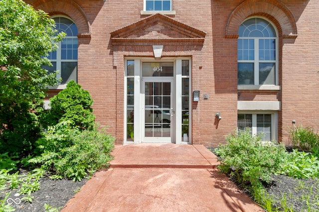 404 E New York St E Unit 406, Indianapolis, IN 46202 - entrance to property featuring brick siding