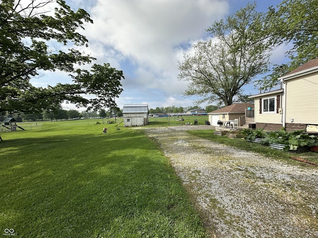 view of dirt / gravel road