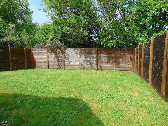 view of yard