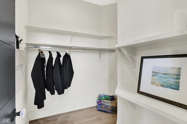7116 Trail Ridge Ln, Indianapolis, IN 46259 - spacious closet featuring wood finished floors