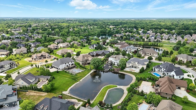 7116 Trail Ridge Ln, Indianapolis, IN 46259 - aerial perspective of suburban area featuring a nearby body of water