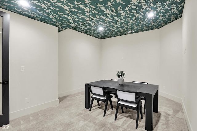 7116 Trail Ridge Ln, Indianapolis, IN 46259 - carpeted dining room with baseboards