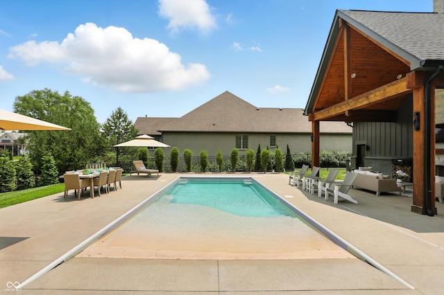 7116 Trail Ridge Ln, Indianapolis, IN 46259 - view of pool featuring a patio area