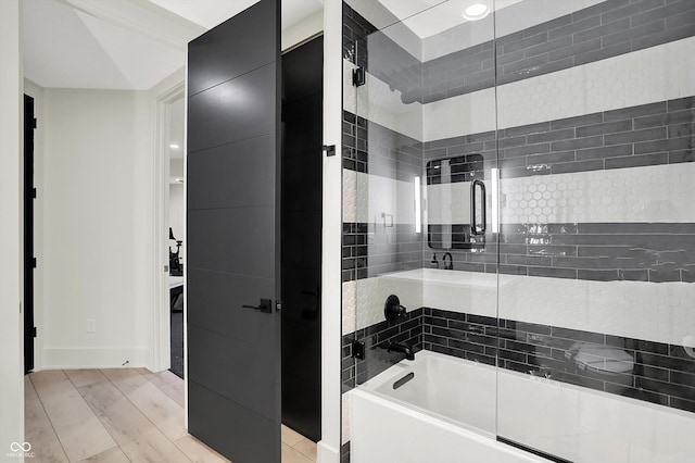 7116 Trail Ridge Ln, Indianapolis, IN 46259 - bathroom featuring combined bath / shower with glass door