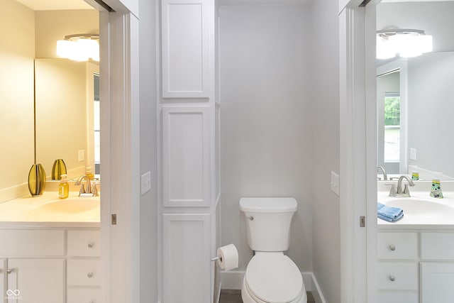 2935 N Grizzly Ln, Martinsville, IN 46151 - bathroom with vanity and toilet