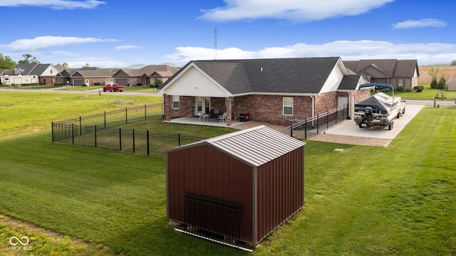 1959 Sophia Ln, Seymour, IN 47274 - view of outdoor structure featuring a residential view and an outdoor structure