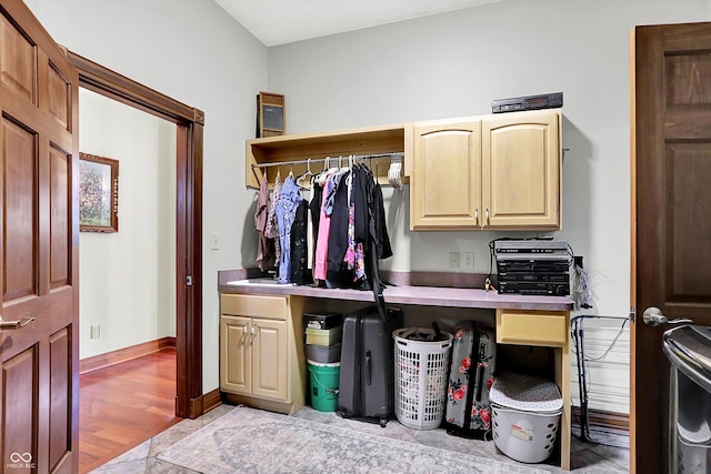 893 W 500 S, Anderson, IN 46013 - walk in closet with light wood-type flooring
