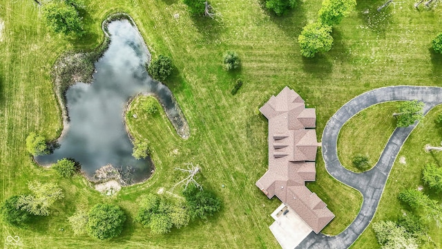 893 W 500 S, Anderson, IN 46013 - aerial view of property and surrounding area with a nearby body of water