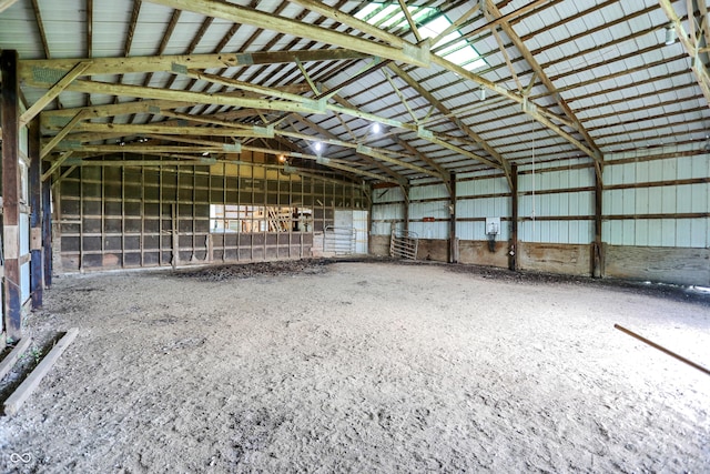 8853 S County Road 825 E, Cloverdale, IN 46120 - misc room with lofted ceiling