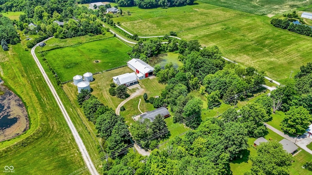 8853 S County Road 825 E, Cloverdale, IN 46120 - aerial view of sparsely populated area