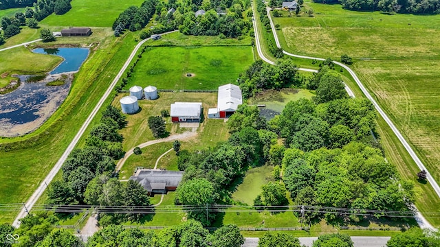 8853 S County Road 825 E, Cloverdale, IN 46120 - overview of rural landscape featuring a large body of water