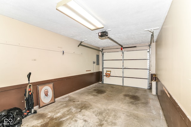 4504 Harvard Dr, Anderson, IN 46013 - garage with a garage door opener