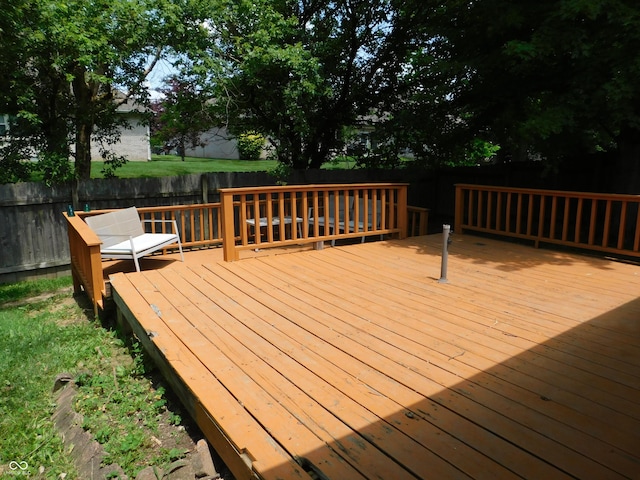 1612 Prairieview Ln, Greenfield, IN 46140 - view of wooden deck