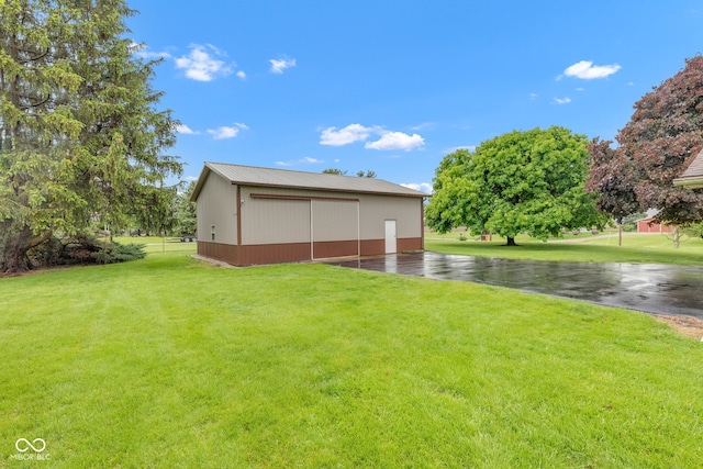 1437 S 725 W, Tipton, IN 46072 - view of green lawn with an outbuilding and an outdoor structure