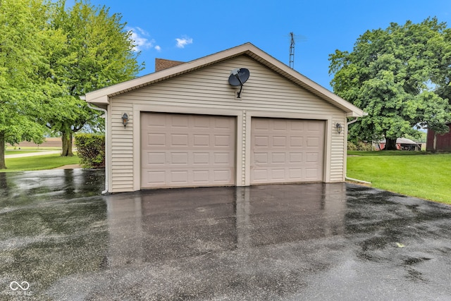 1437 S 725 W, Tipton, IN 46072 - view of detached garage