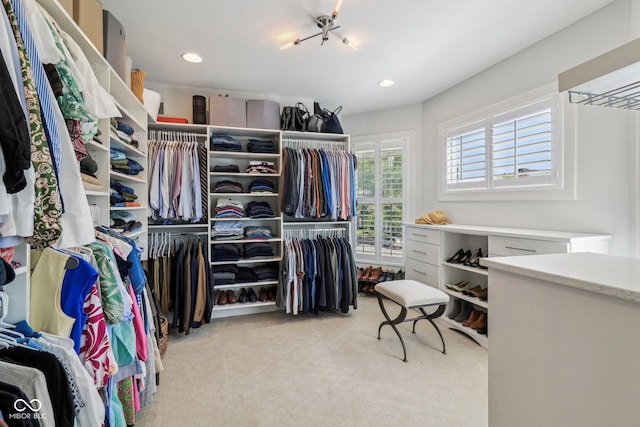 1616 N Delaware St, Indianapolis, IN 46202 - spacious closet with light carpet