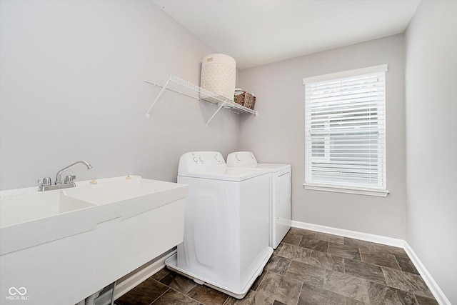 1274 Timber Bluff Rd, Westfield, IN 46074 - clothes washing area featuring washer and clothes dryer and baseboards