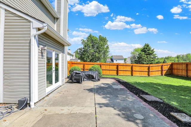 5041 Millwright Ct, Indianapolis, IN 46254 - view of patio with french doors