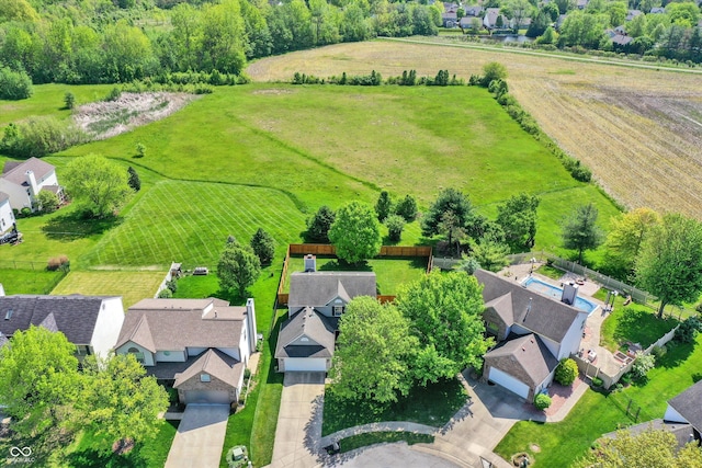 5041 Millwright Ct, Indianapolis, IN 46254 - aerial view of sparsely populated area with nearby suburban area