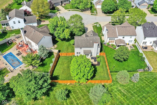 5041 Millwright Ct, Indianapolis, IN 46254 - aerial perspective of suburban area
