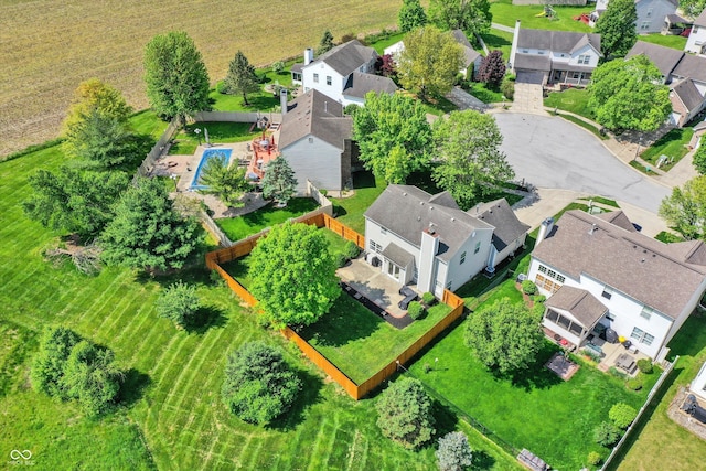 5041 Millwright Ct, Indianapolis, IN 46254 - aerial perspective of suburban area