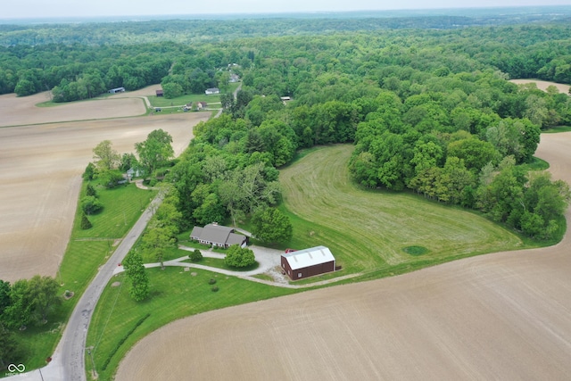 3654 W Mecca Rd, Rockville, IN 47872 - aerial view of property's location with a forest