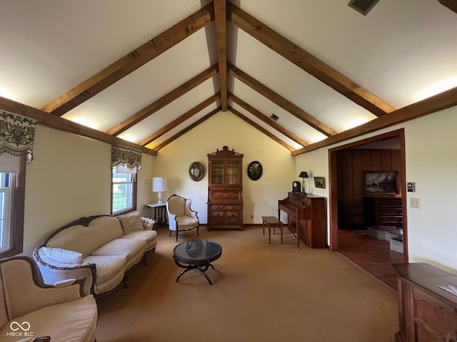 3654 W Mecca Rd, Rockville, IN 47872 - view of carpeted living room