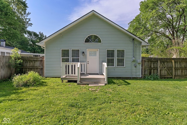 1802 E 66th St, Indianapolis, IN 46220 - view of rear view of house