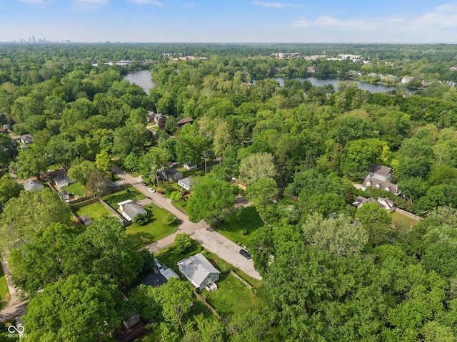 1802 E 66th St, Indianapolis, IN 46220 - view of property location with a large body of water and a forest