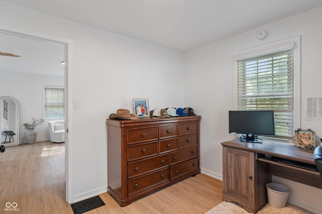 1802 E 66th St, Indianapolis, IN 46220 - office featuring light wood finished floors, healthy amount of natural light, and baseboards