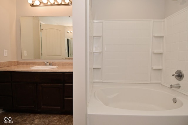 8354 Fieldfare Way, Indianapolis, IN 46237 - full bath with vanity and shower / washtub combination